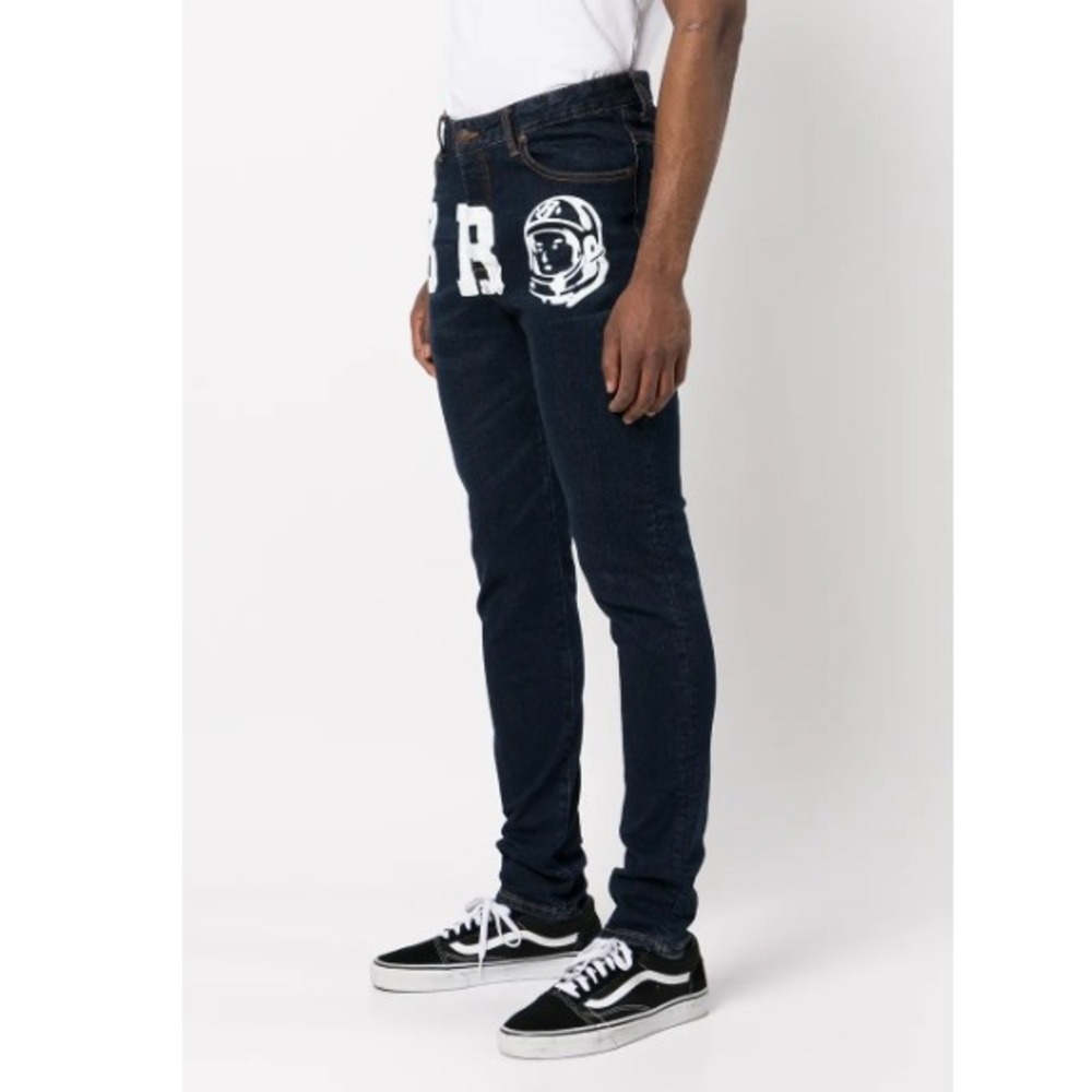 Billionaire Boys Club Men's Dark Blue Denim Dromeda Slim Cut Jeans Size 32 NWOT - Picture 2 of 10